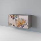 SOFTEN POPPY Sideboard mit 2 Türen in Grau