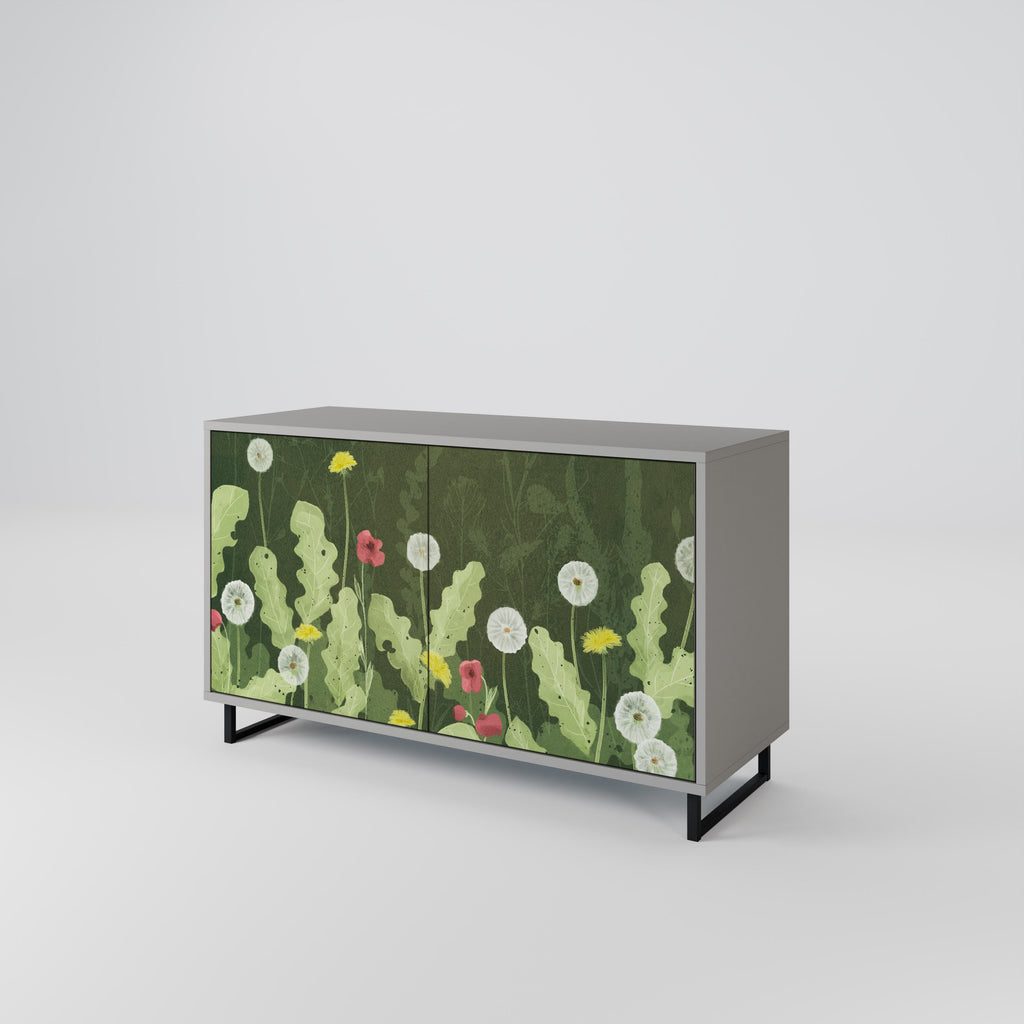 DANDELION AMUSE Sideboard mit 2 Türen in Grau