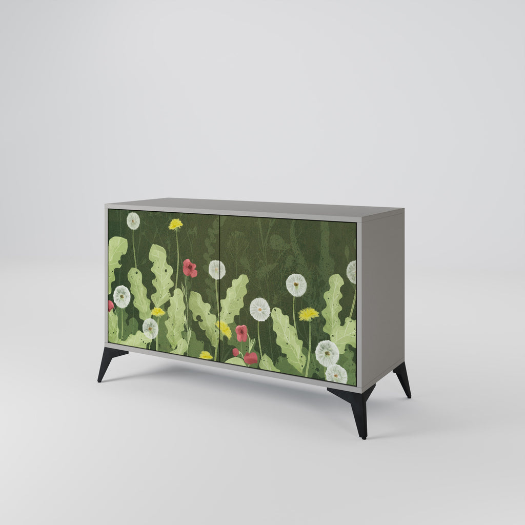 DANDELION AMUSE Sideboard mit 2 Türen in Grau