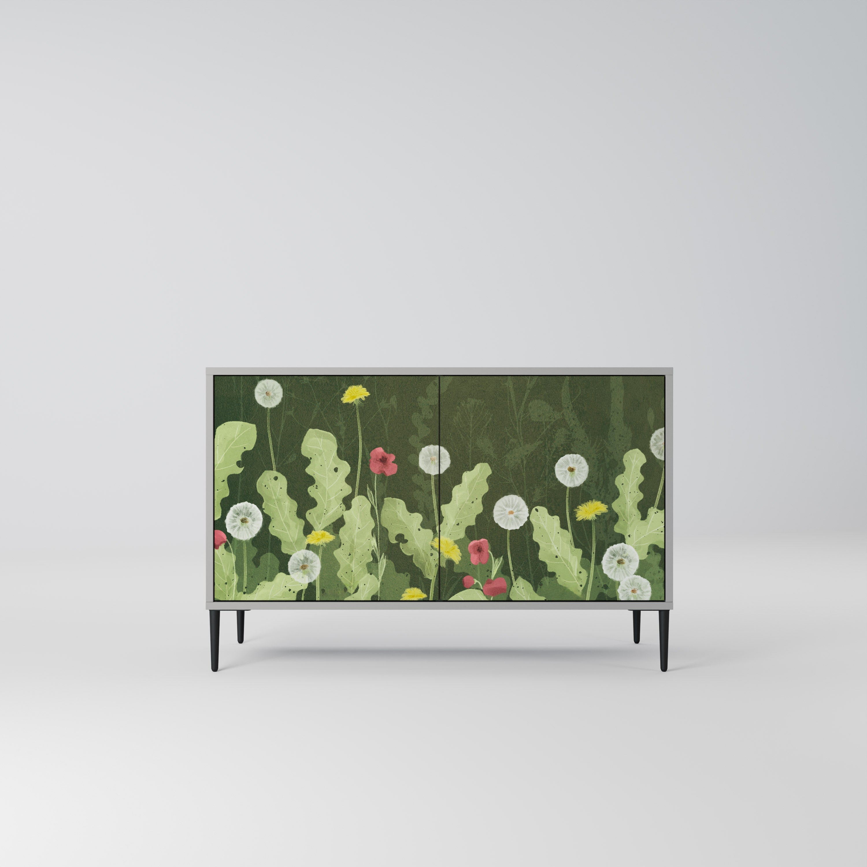 DANDELION AMUSE Sideboard mit 2 Türen in Grau