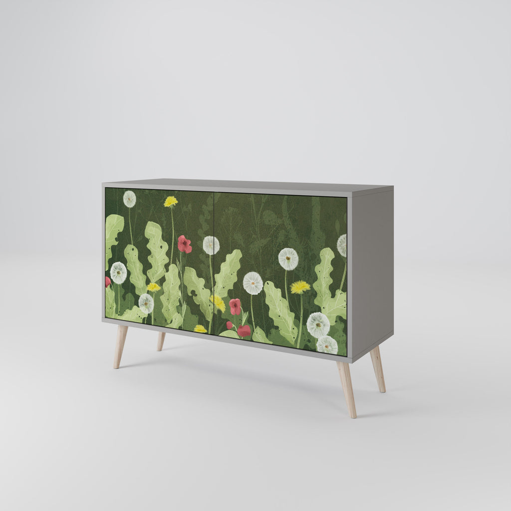 DANDELION AMUSE Sideboard mit 2 Türen in Grau