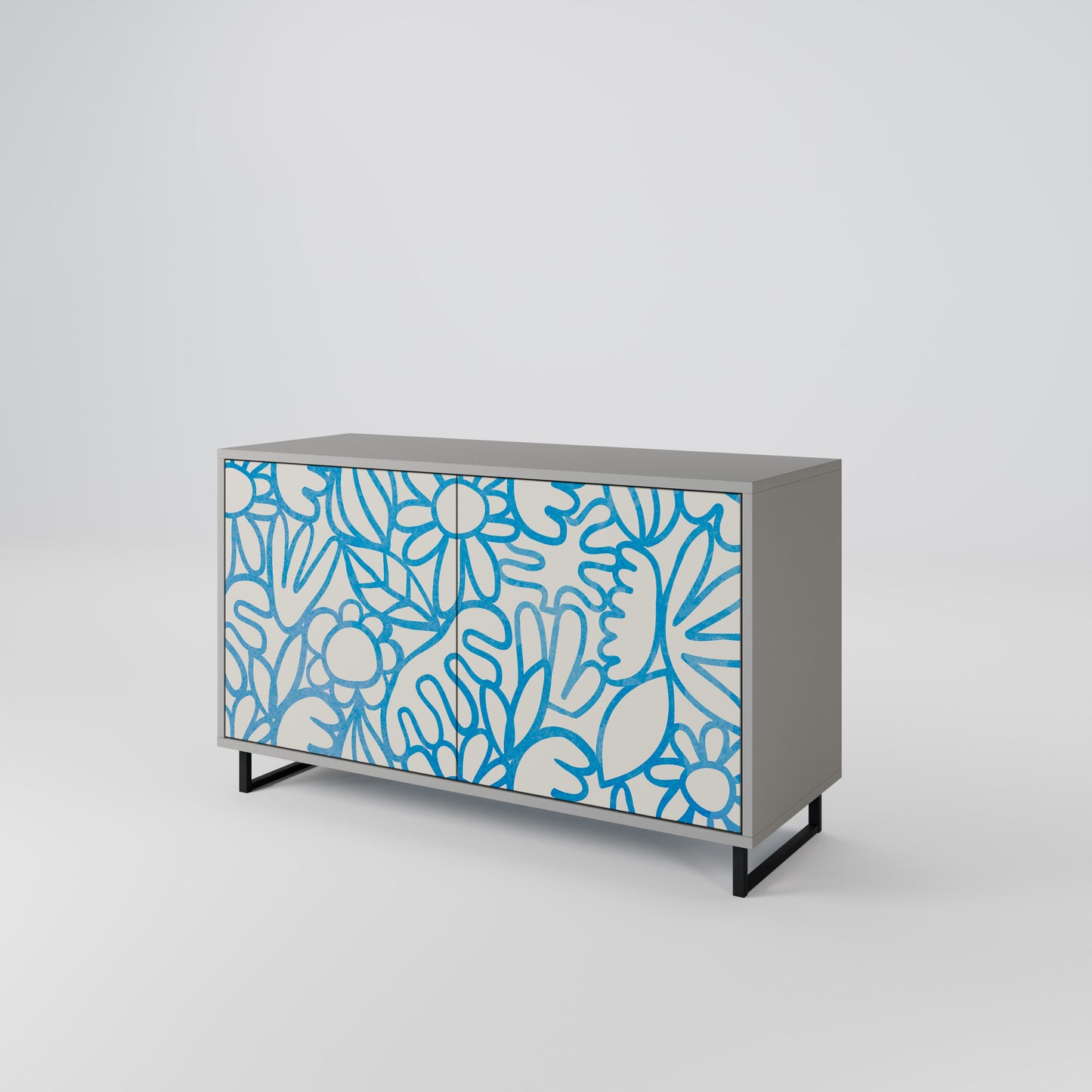 BLOOMY MORNING 2-türiges Sideboard