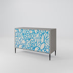 BLOOMY MORNING Sideboard mit 2 Türen in Grau