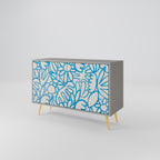 BLOOMY MORNING Sideboard mit 2 Türen in Grau