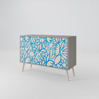 BLOOMY MORNING Sideboard mit 2 Türen in Grau
