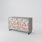 FLOWERS AND STRAWBERRIES Sideboard mit 2 Türen in Grau