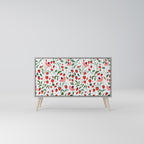 FLOWERS AND STRAWBERRIES Sideboard mit 2 Türen in Grau