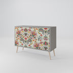 ORGANIC FOLKLORE Sideboard mit 2 Türen in Grau