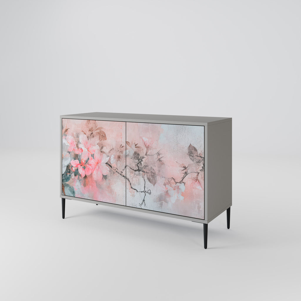CHERRY BLOSSOM Sideboard mit 2 Türen in Grau