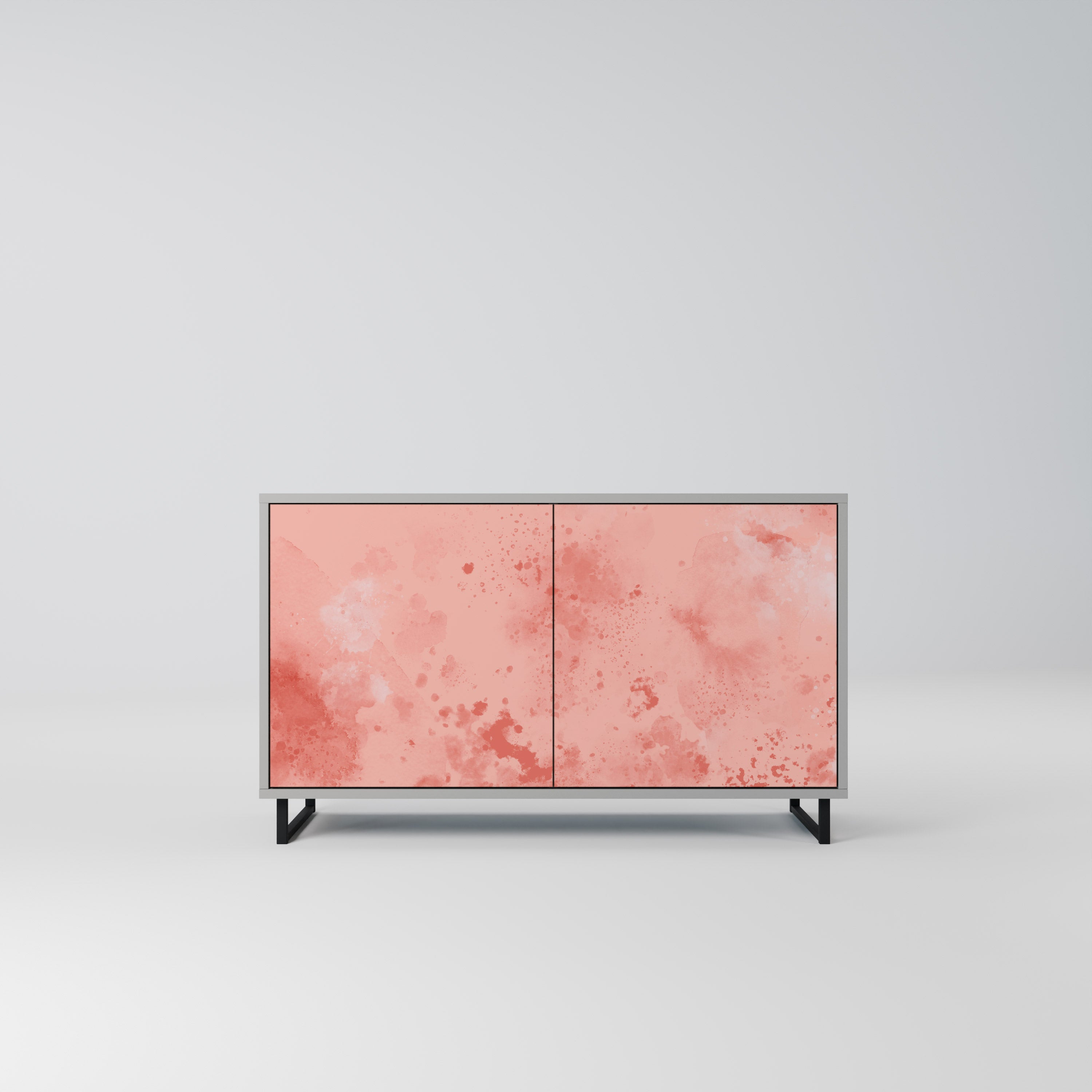 CRANE DANCE Sideboard mit 2 Türen in Grau