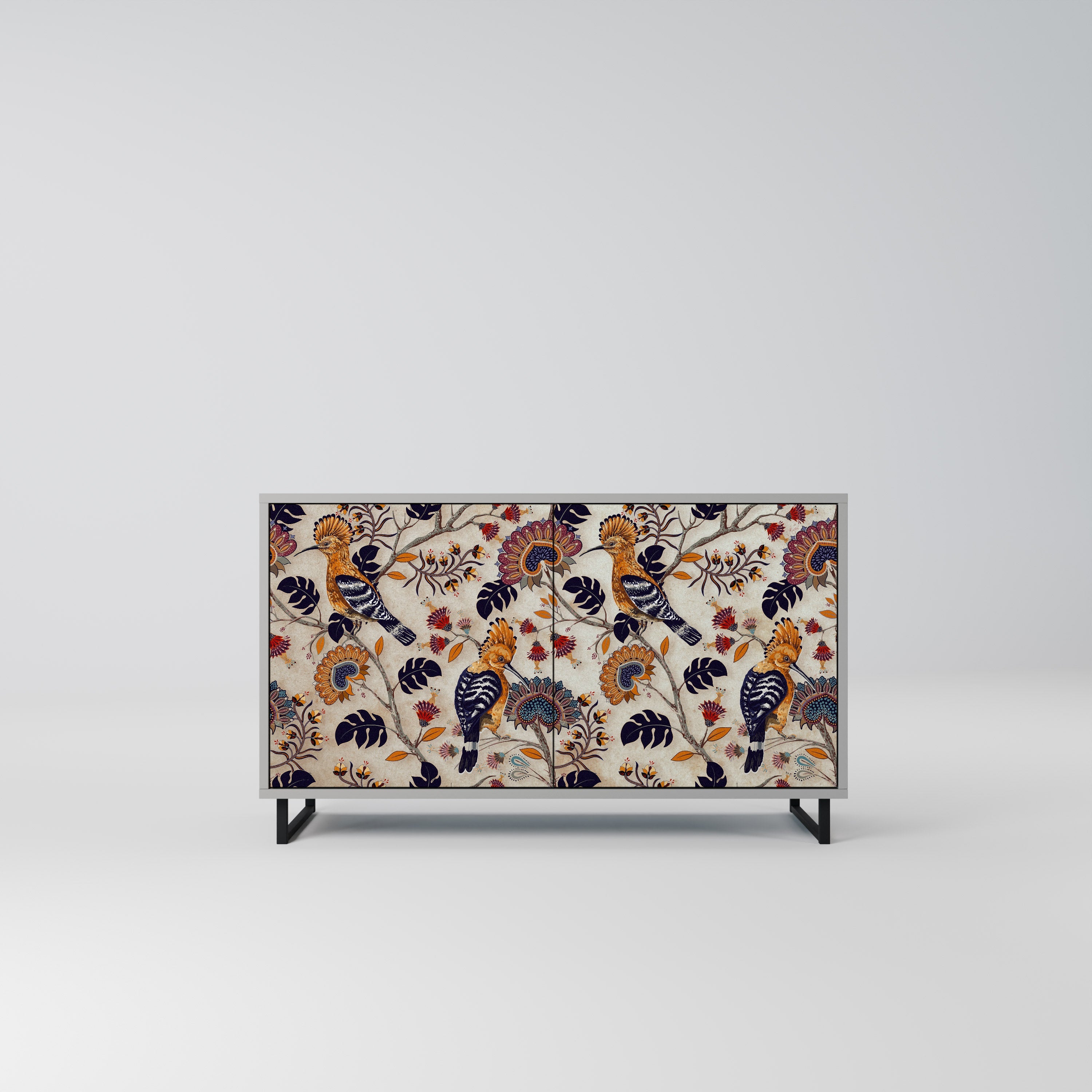 EMINENT HOOPOE Sideboard mit 2 Türen in Grau