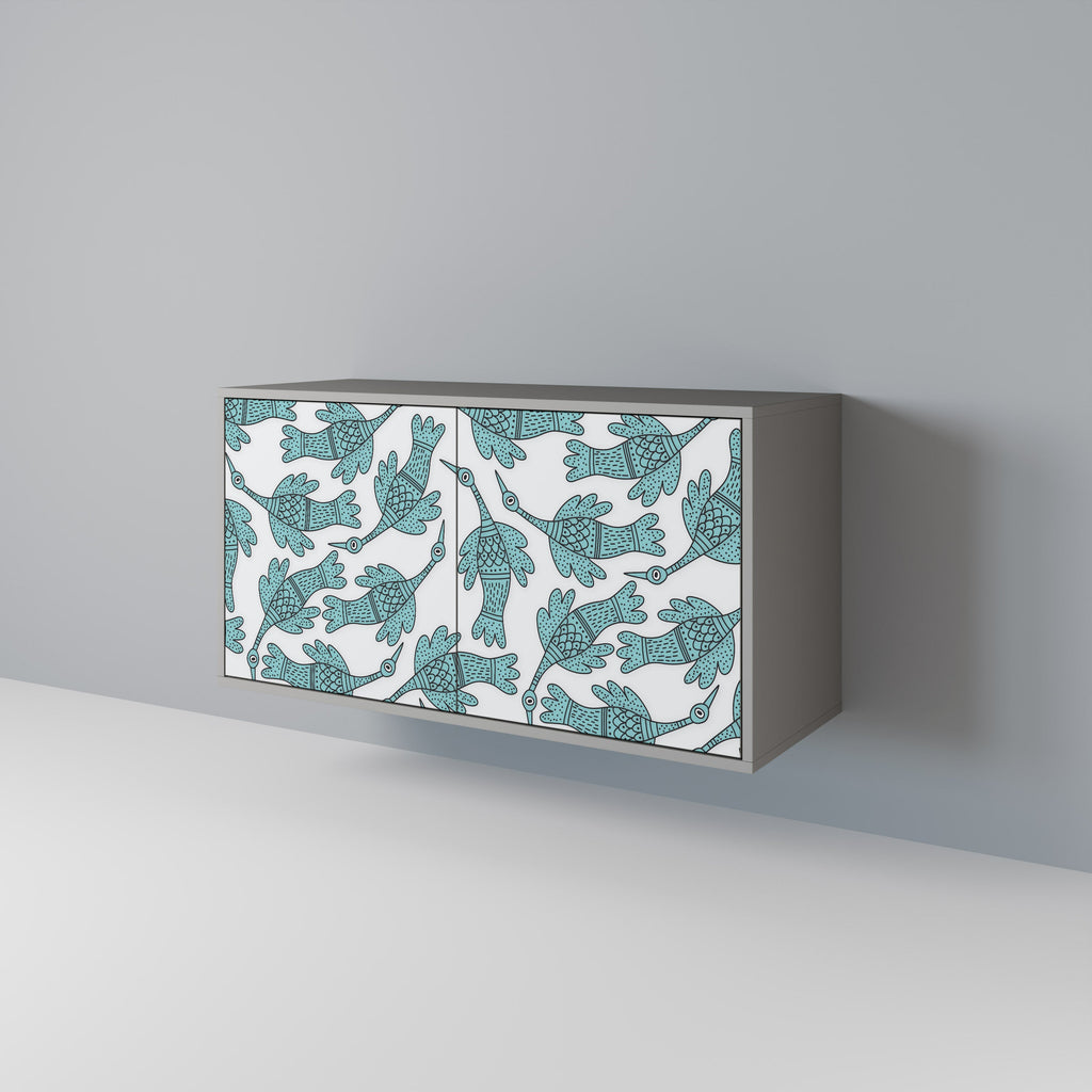 WATERSPOUT SONGIBIRD Sideboard mit 2 Türen in Grau