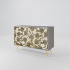 ALMONDINE SONGBIRD Sideboard mit 2 Türen in Grau