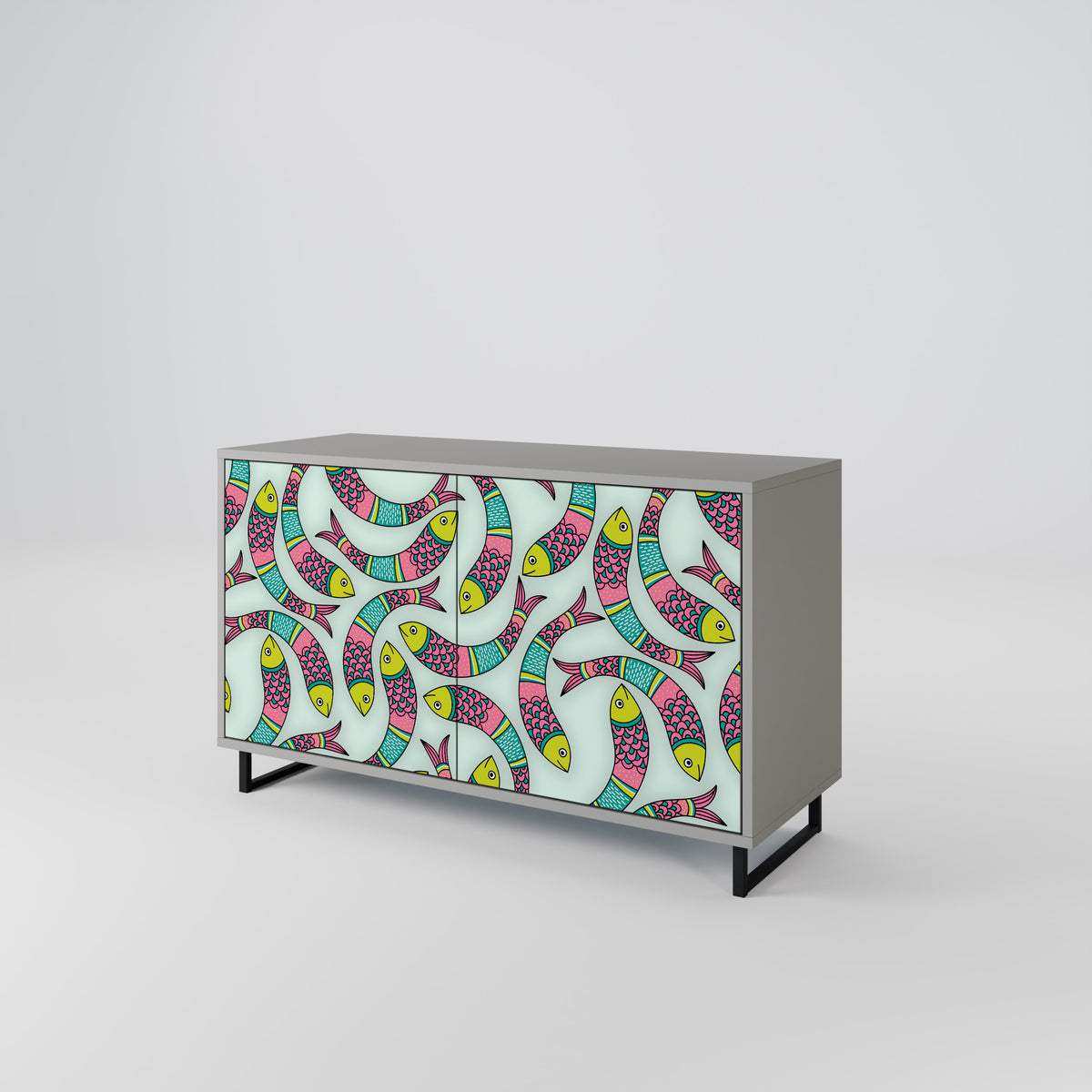 INDIAN FISH 2-türiges Sideboard