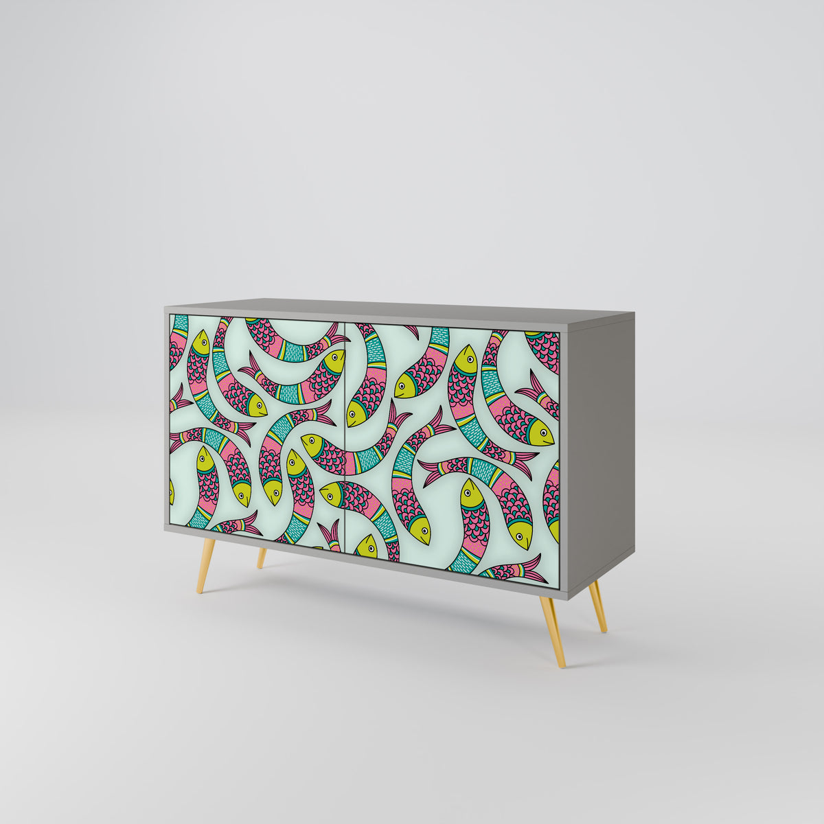 INDIAN FISH 2-türiges Sideboard
