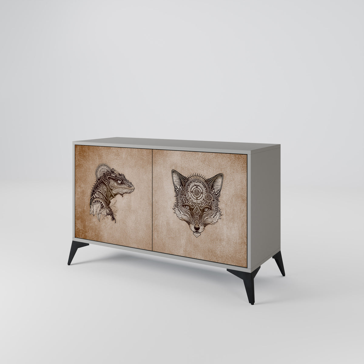 STEAMPUNK CLAN 2-türiges Sideboard