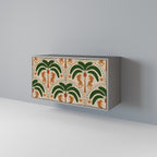 DANCING PREDATORS Sideboard mit 2 Türen in Grau