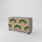 DANCING PREDATORS Sideboard mit 2 Türen in Grau