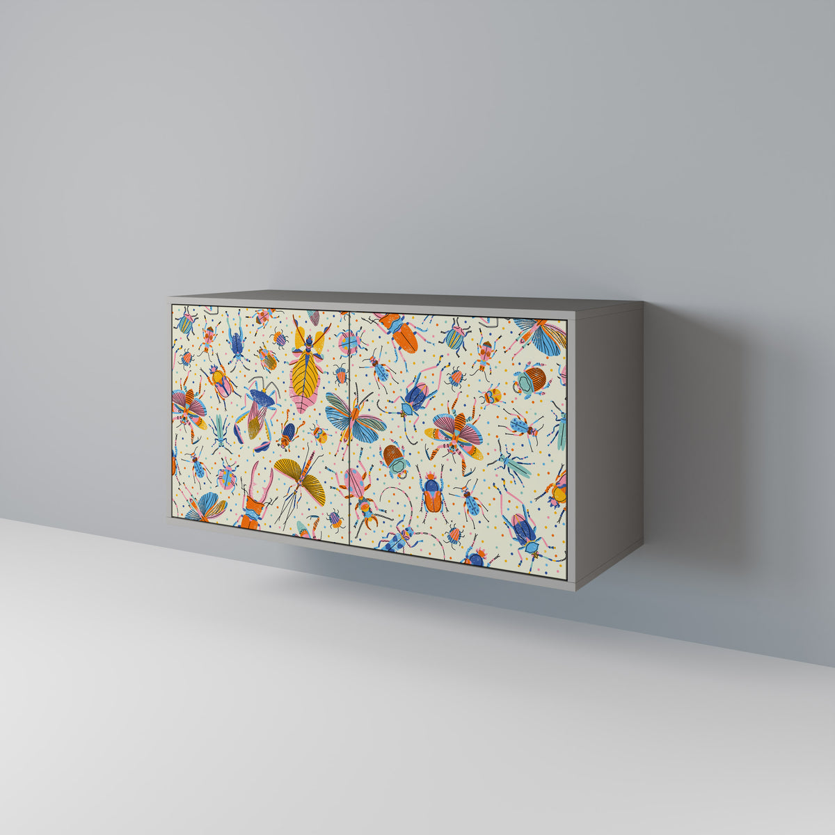 COLORFUL INSECTS 2-türiges Sideboard