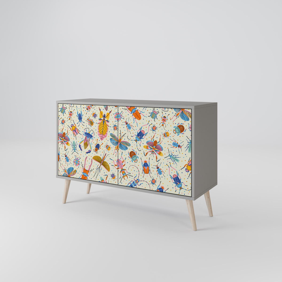 COLORFUL INSECTS 2-türiges Sideboard