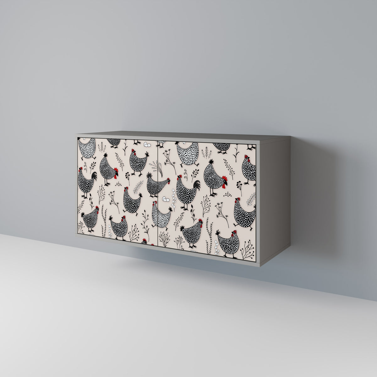 HAPPY HENS 2-türiges Sideboard