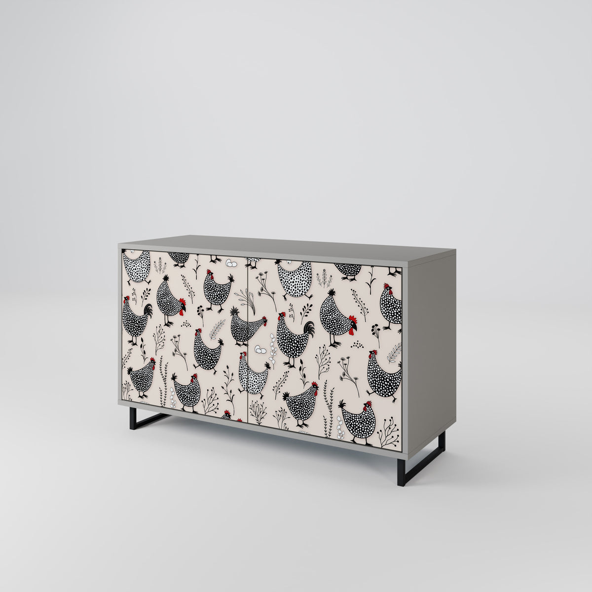 HAPPY HENS 2-türiges Sideboard