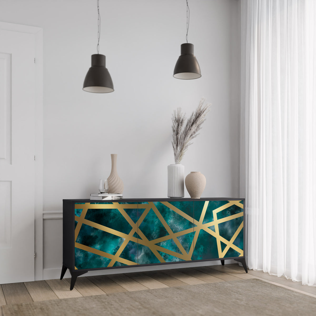 THE LABYRINTH OF GOLD 3-türiges Sideboard