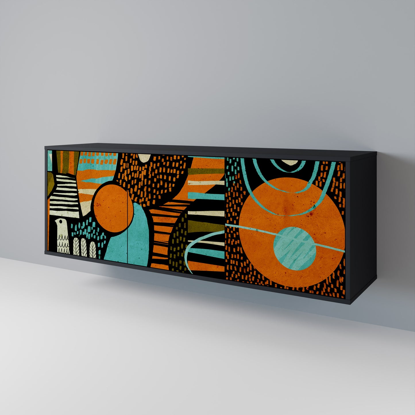 GEODE GLIMMER 3-türiges Sideboard