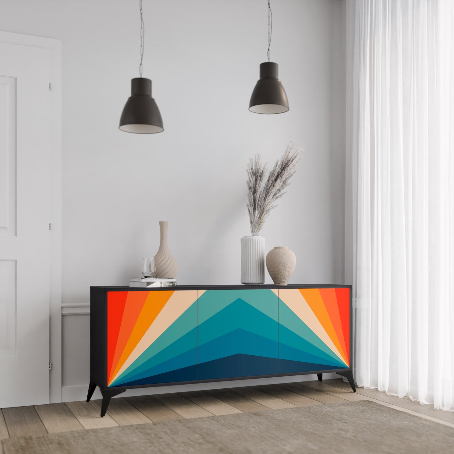 PRISM CONCUSSION 3-türiges Sideboard