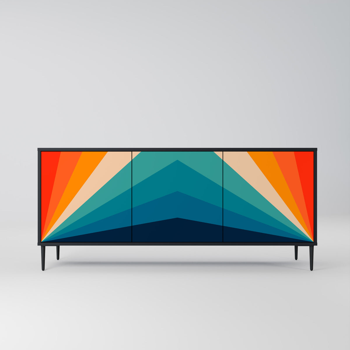 PRISM CONCUSSION 3-türiges Sideboard