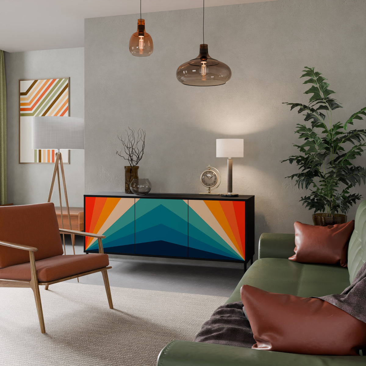 PRISM CONCUSSION 3-türiges Sideboard