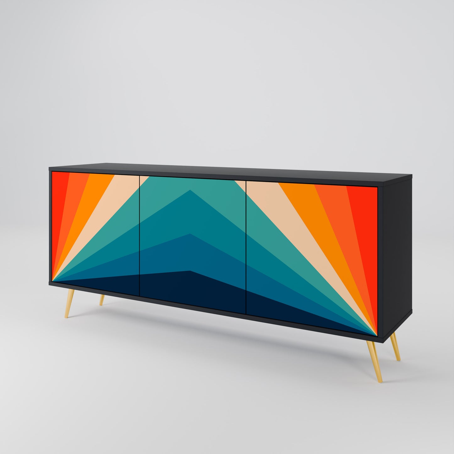 PRISM CONCUSSION 3-türiges Sideboard