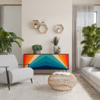 PRISM CONCUSSION 3-Door Sideboard in Black Finish