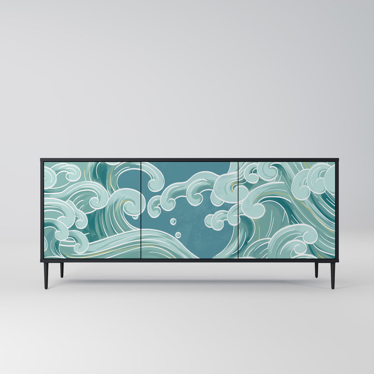 ASIAN SWAY 3-türiges Sideboard