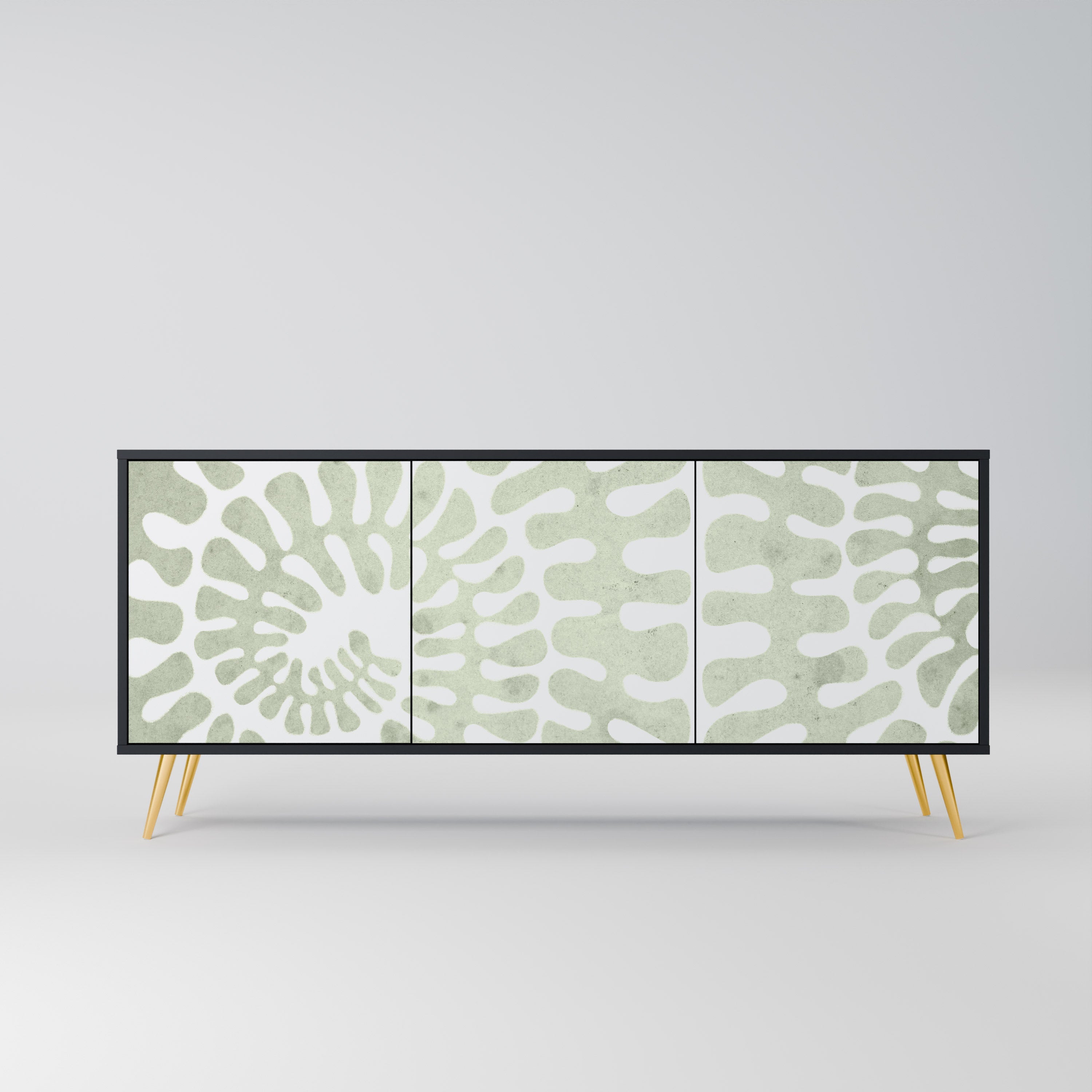 HELIX DANCE Sideboard mit 3 Türen in Schwarz