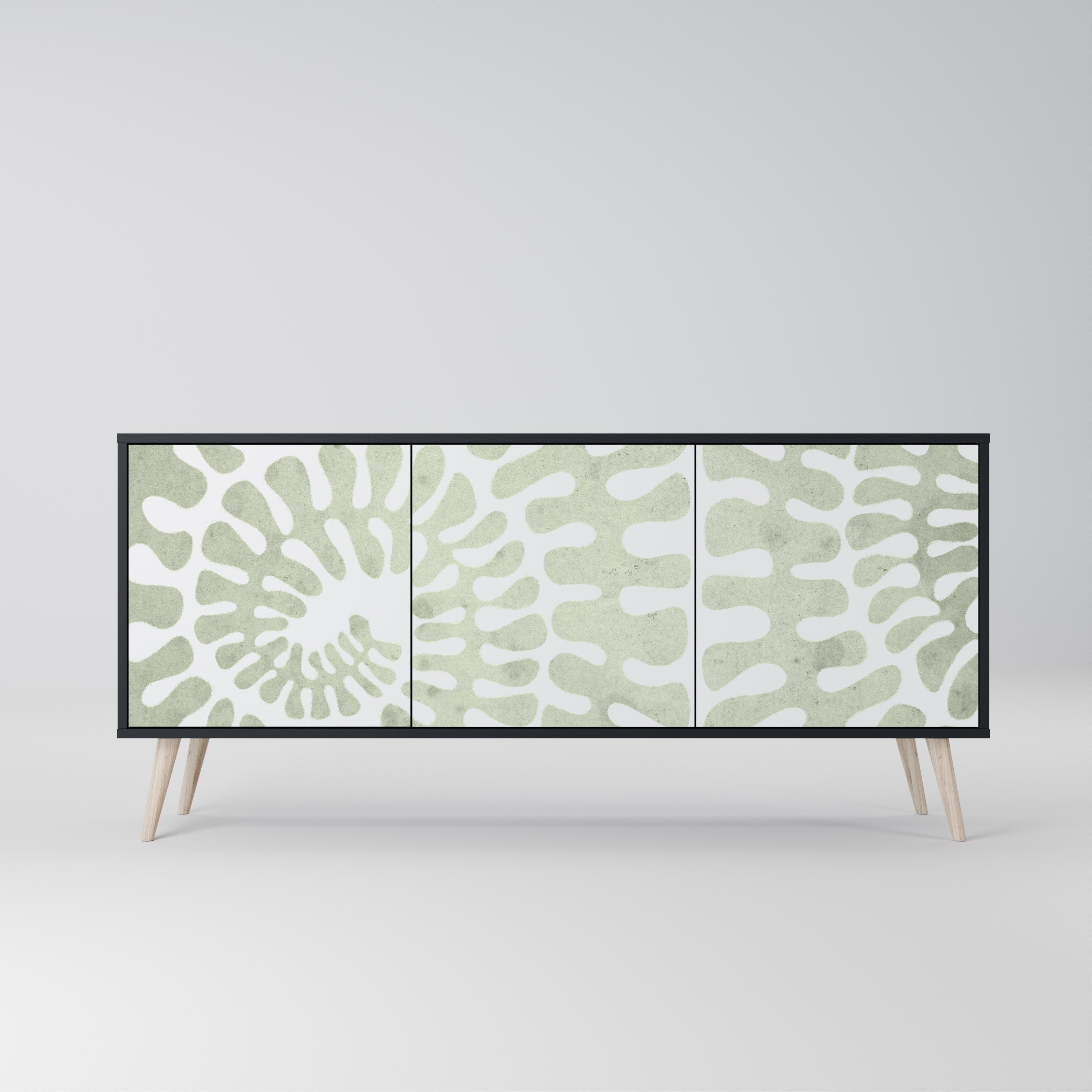 HELIX DANCE Sideboard mit 3 Türen in Schwarz