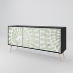 HELIX DANCE 3-Door Sideboard in Black Finish