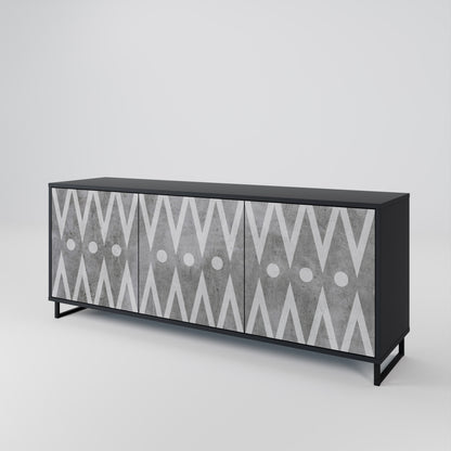 SHARP EDGES 3-türiges Sideboard