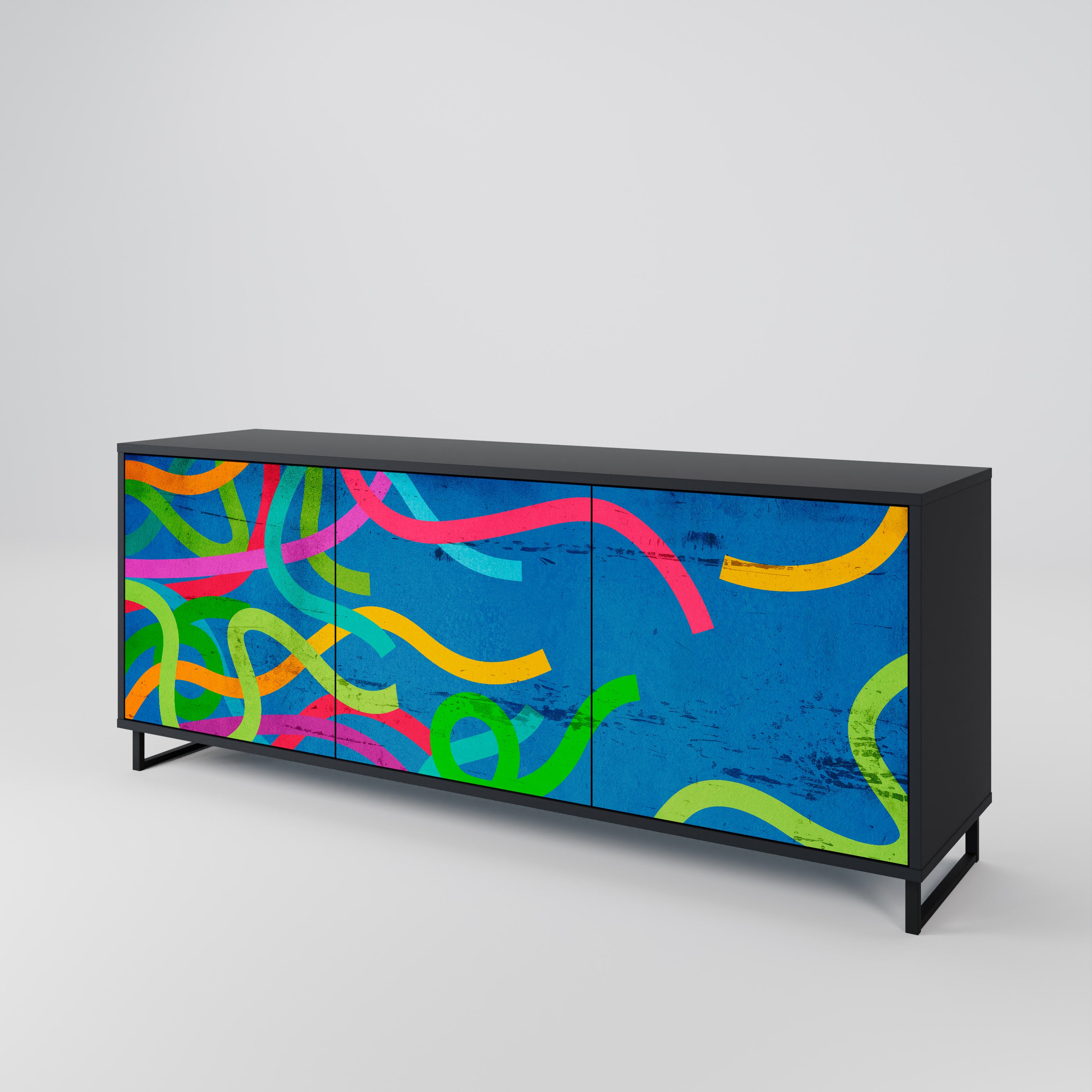 STREAMER TANGLE 3-Door Sideboard
