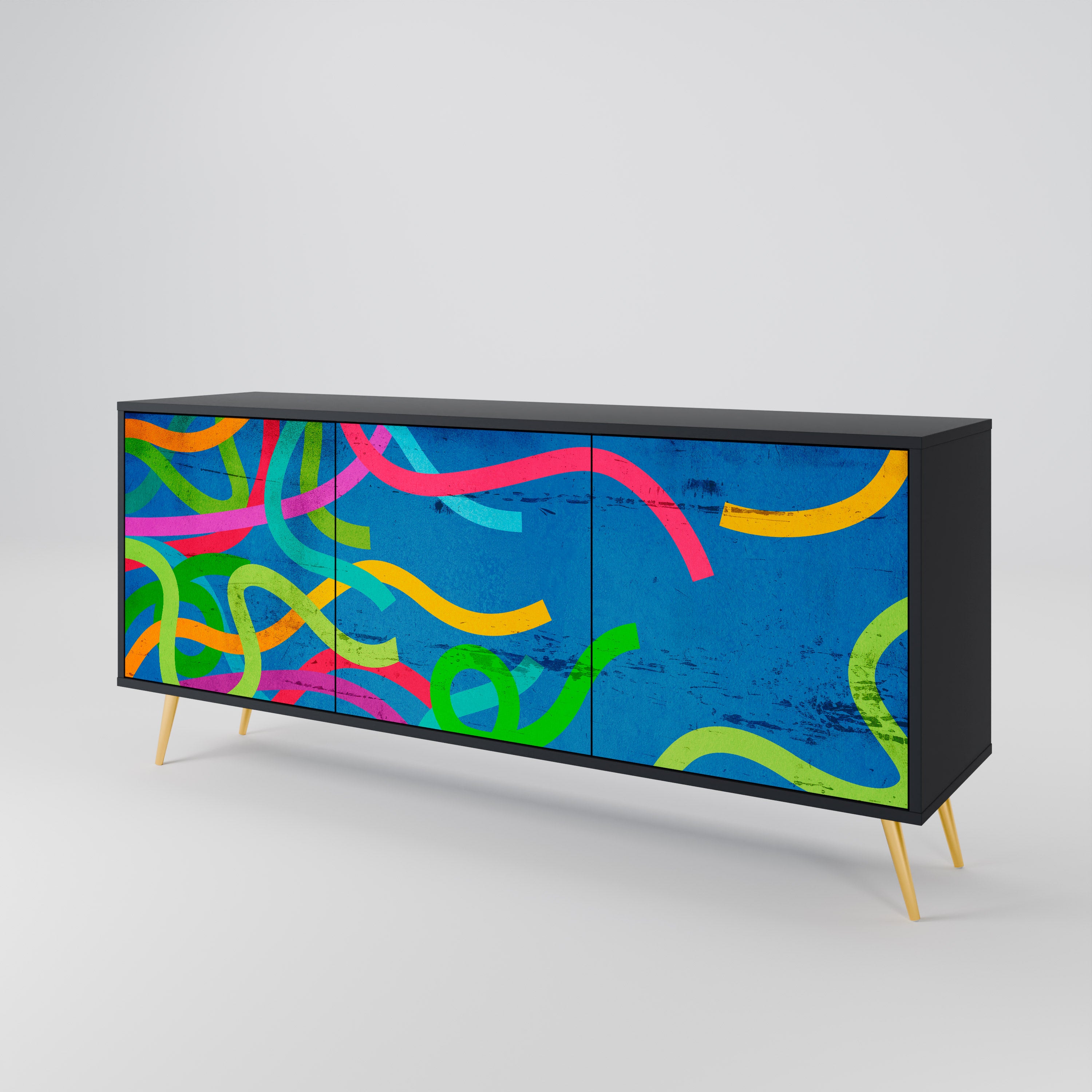 STREAMER TANGLE 3-Door Sideboard