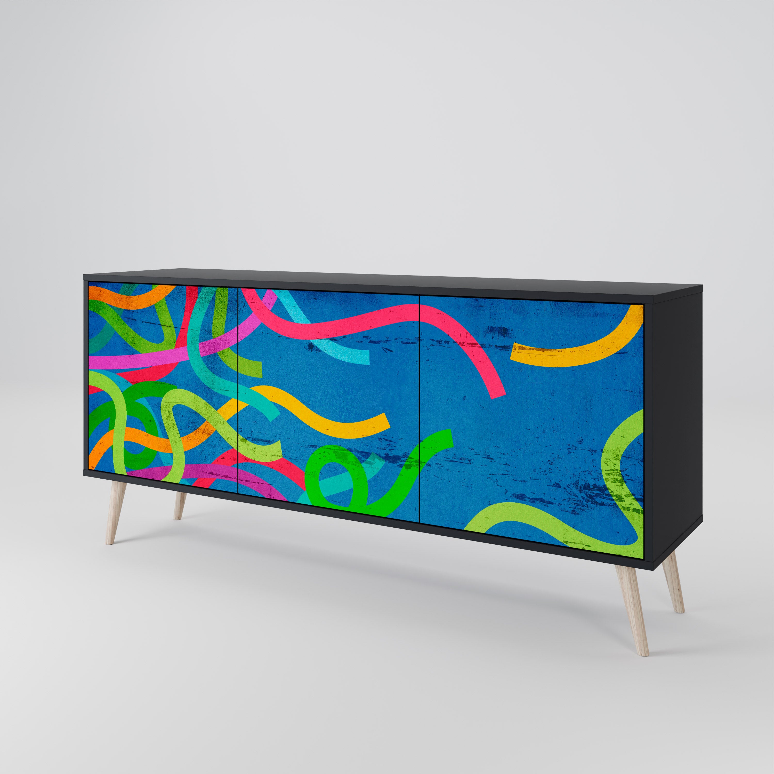 STREAMER TANGLE 3-Door Sideboard
