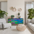 STREAMER TANGLE Sideboard mit 3 Türen in Schwarz