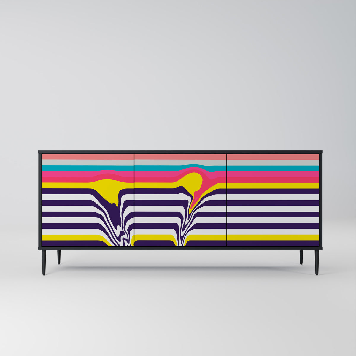 TONE COLLAPSE 3-türiges Sideboard