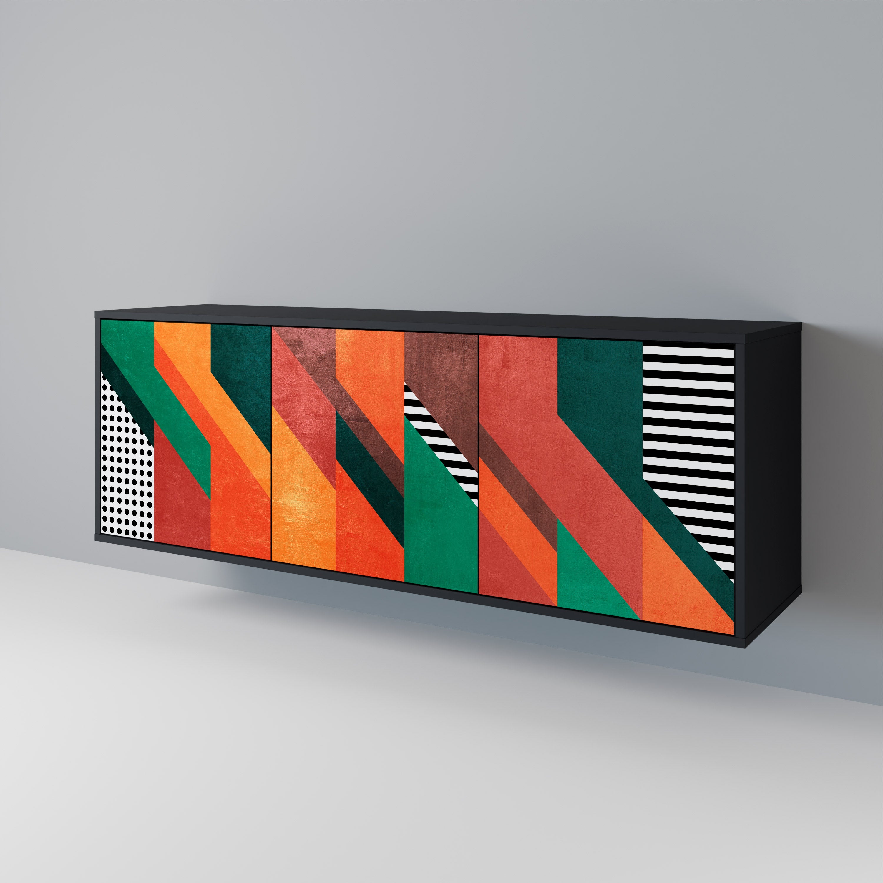 MAKESHIFT ARTISTRY 3-türiges Sideboard