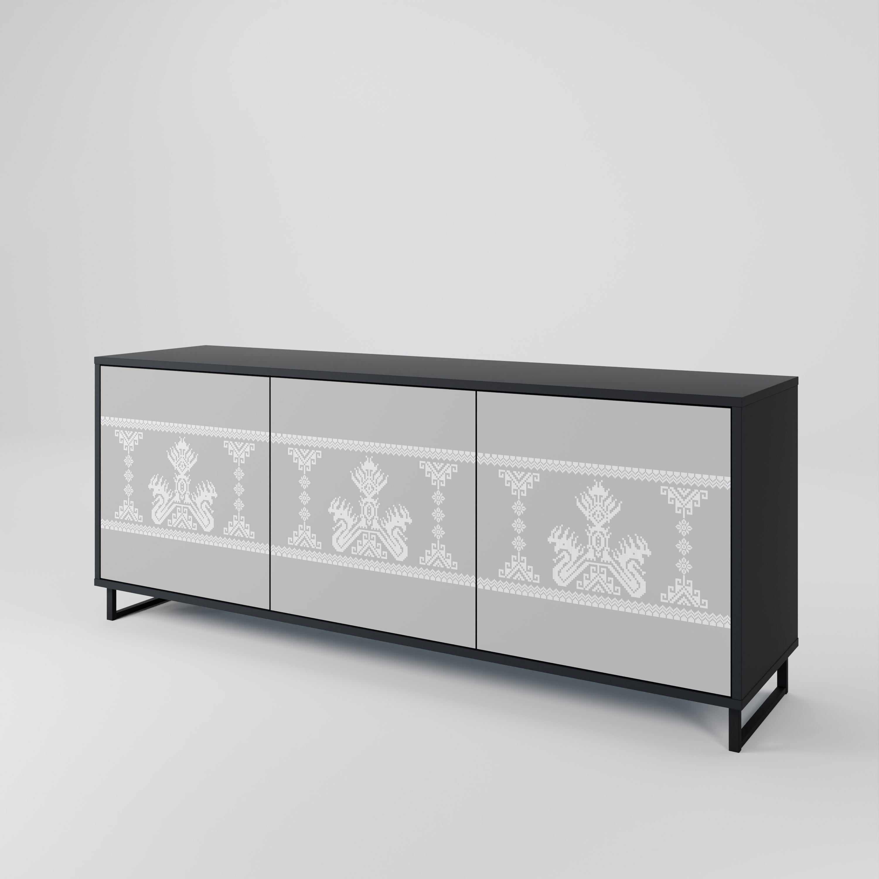 THAI GRAY 3-türiges Sideboard