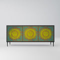 SUNSHINE EULOGY 3-Door Sideboard in Black Finish