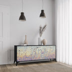 MOSAIC OF COLORS Sideboard mit 3 Türen in Schwarz
