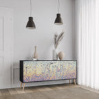 MOSAIC OF COLORS Sideboard mit 3 Türen in Schwarz