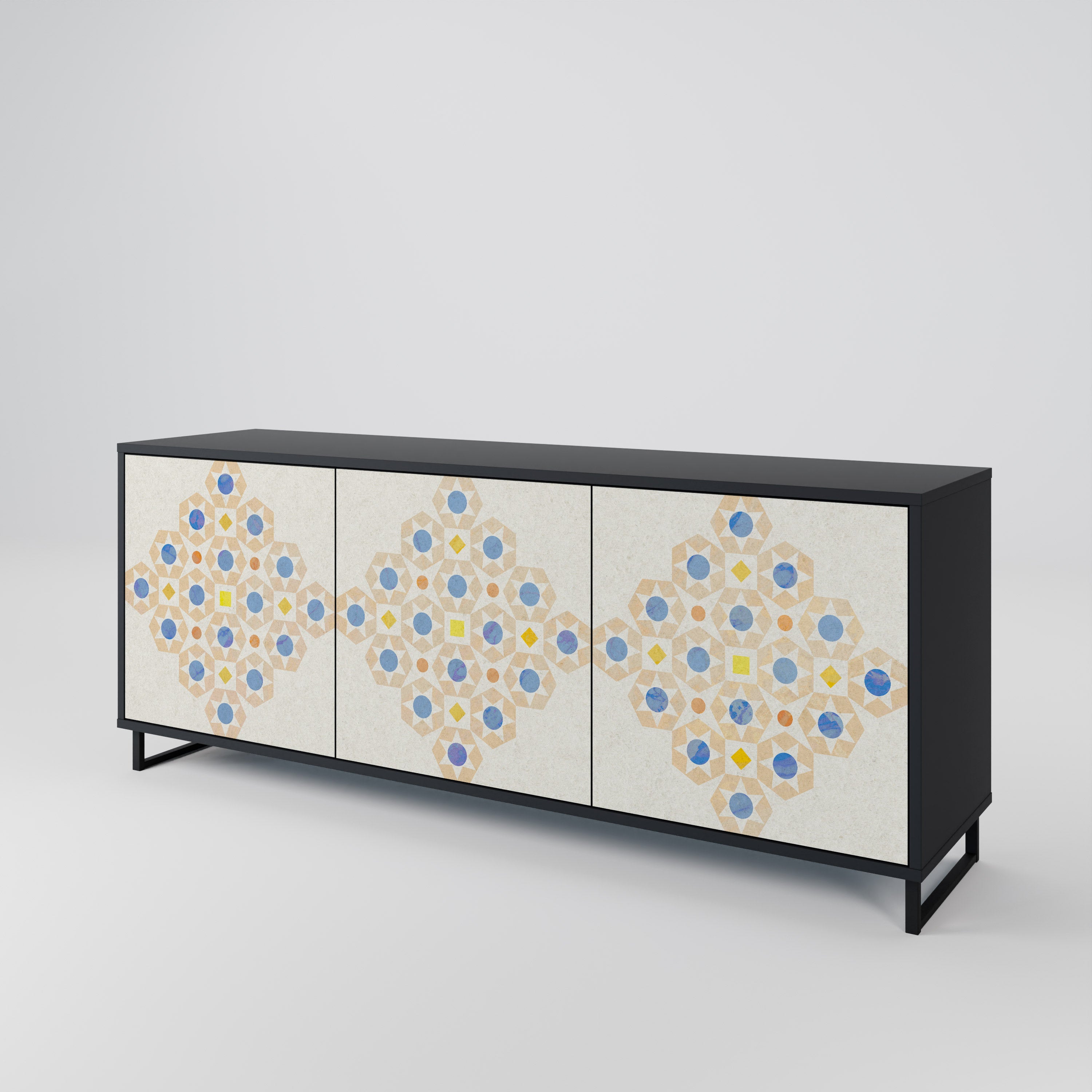 PATTERNED PRISM 3-türiges Sideboard