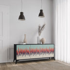 CHROMA CONTOURS Sideboard mit 3 Türen in Schwarz
